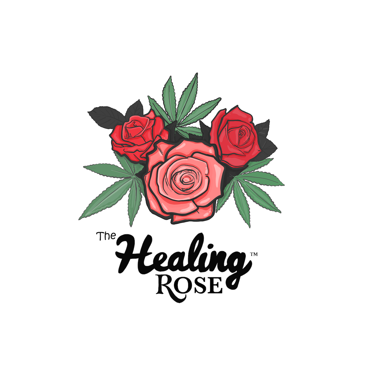 the healing rose logo